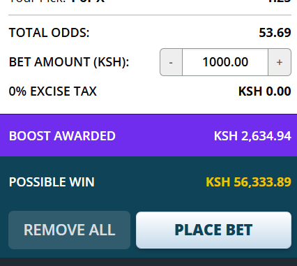 50 Odds